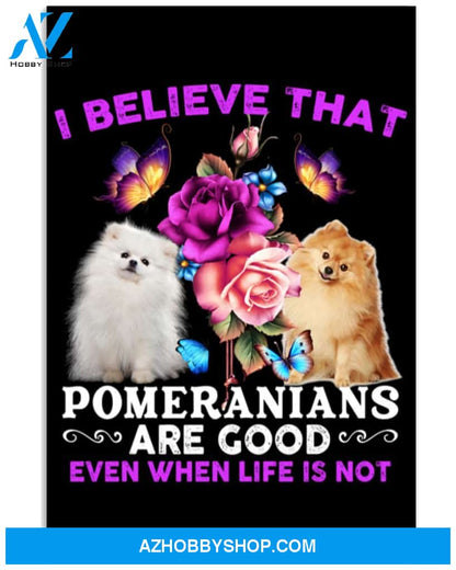 Pomeranians Are Good Gift For Dog Mom Canvas And Poster Wall Decor Visual Art Mother's Day Gift