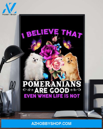 Pomeranians Are Good Gift For Dog Mom Canvas And Poster Wall Decor Visual Art Mother's Day Gift