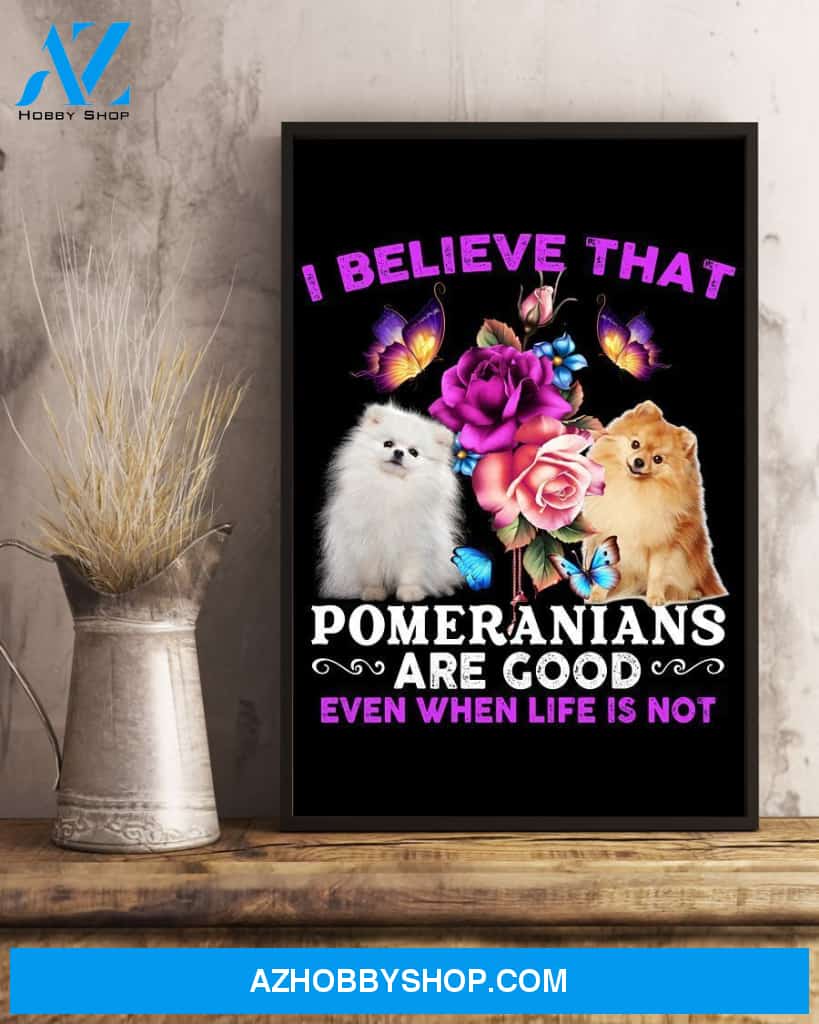 Pomeranians Are Good Gift For Dog Mom Canvas And Poster Wall Decor Visual Art Mother's Day Gift