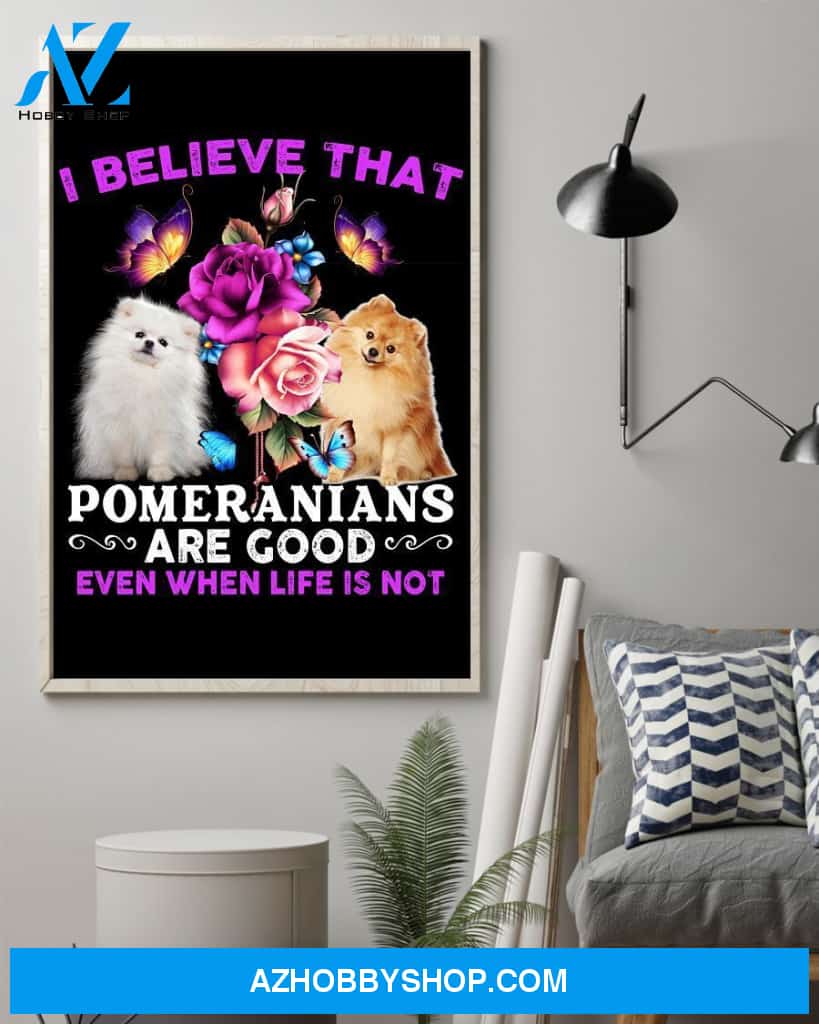 Pomeranians Are Good Gift For Dog Mom Canvas And Poster Wall Decor Visual Art Mother's Day Gift
