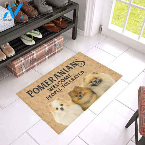 Pomeranians Welcomes Doormat DHC04065926
