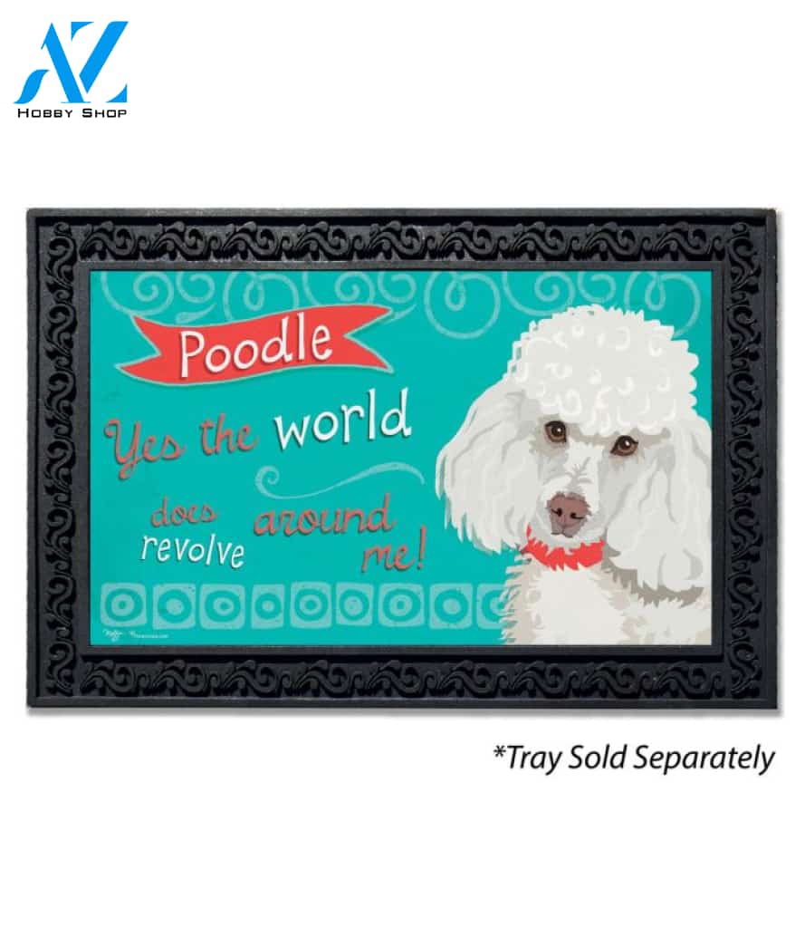 Poodle Doormat - 18" x 30"