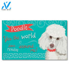 Poodle Doormat - 18" x 30"