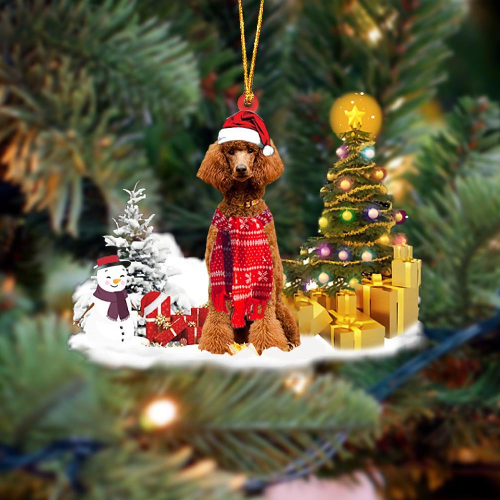 Godmerch- Ornament- Poodle 03 Christmas Ornament Dog Ornament, Car Ornament, Christmas Ornament