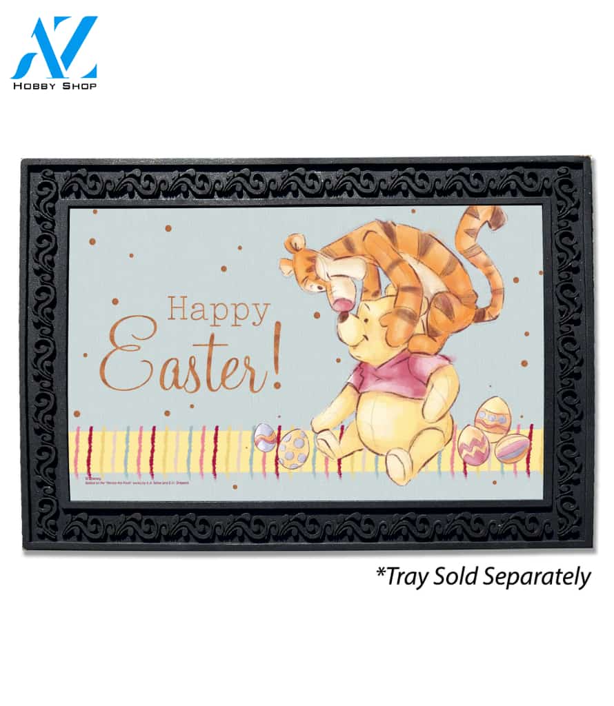 Pooh & Tigger Easter Doormat - 18" x 30"
