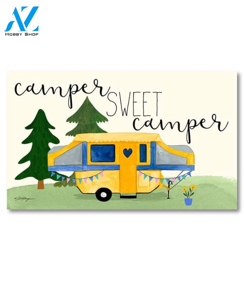 Pop-Up Camper Sweet Camper Doormat - 18" x 30"
