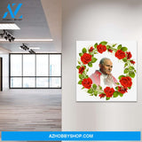 Pope John Paul II Crowned with Roses Canvas