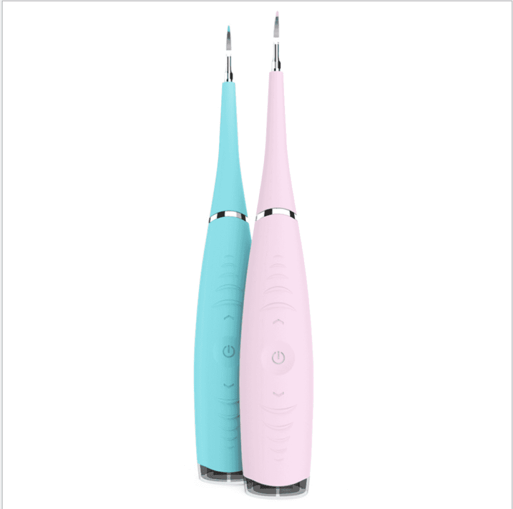 Portable Electric Sonic Dental Scaler Tooth Calculus Remover Dentifrice Blueandpink