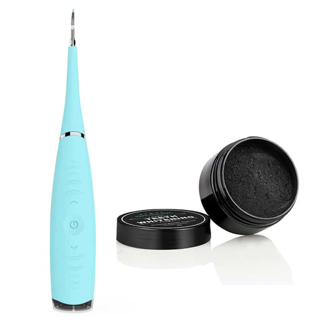 Portable Electric Sonic Dental Scaler Tooth Calculus Remover Dentifrice Blueandpowder