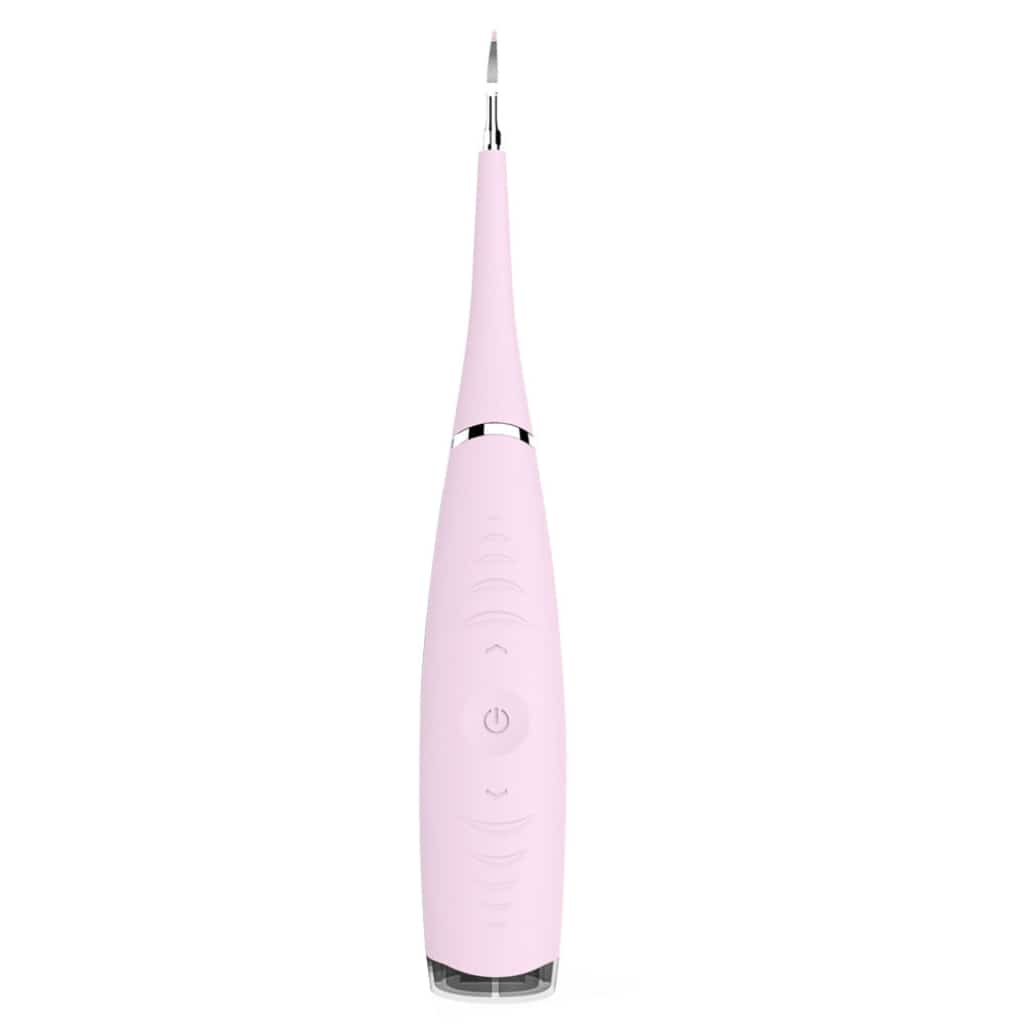 Portable Electric Sonic Dental Scaler Tooth Calculus Remover Dentifrice Pink