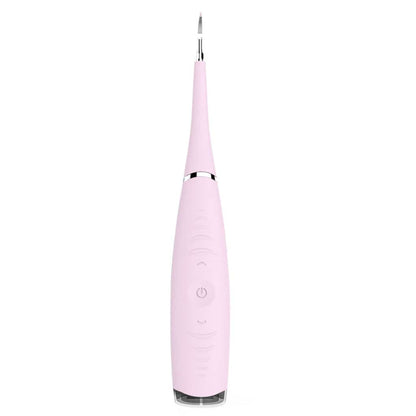 Portable Electric Sonic Dental Scaler Tooth Calculus Remover Dentifrice Pink