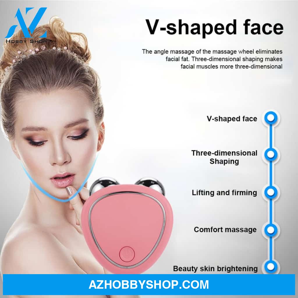 Portable Facial Micro-Current Beauty Instrument For Lifting Thinning And Reducing Edema With Double