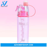 Portable Outdoor Sports Mist Spray Cup Pink / 600Ml