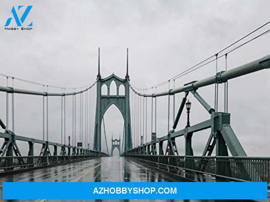 Portland Oregon Rainy Day St. John'S Bridge Photography