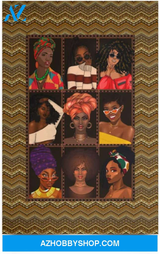 Poster Inspiration African American Fashion Afro Women