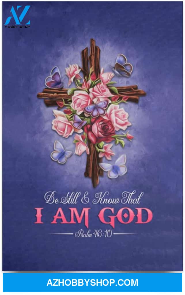 Poster Inspiration Be Still And Know That I Am God Palm
