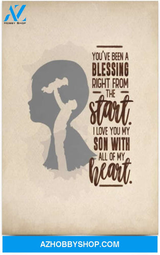 Poster Inspiration I Love You My Son With All Of My Heart