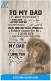 Poster Inspiration Lion Son To Dad I Know It’S Not Easy For A Man To Raise A Boy 