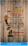 Poster Inspiration Mom To Son Always Remember How Much I Love You – Basketball Wall Art 