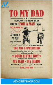 Poster Inspiration Motorbike To My Dad I Know It’S Not Easy For A Man To Raise A Child