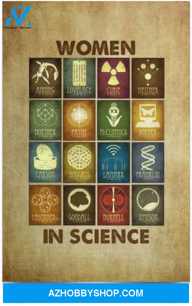 Poster Inspiration Women In Science – Science Teacher Gift 