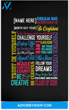 Poster Motivational Graduation Gifts  Grad Party Inspirational Grad Personalized Gifts Family Unisex Awesome On Birthday Decor Home Durable