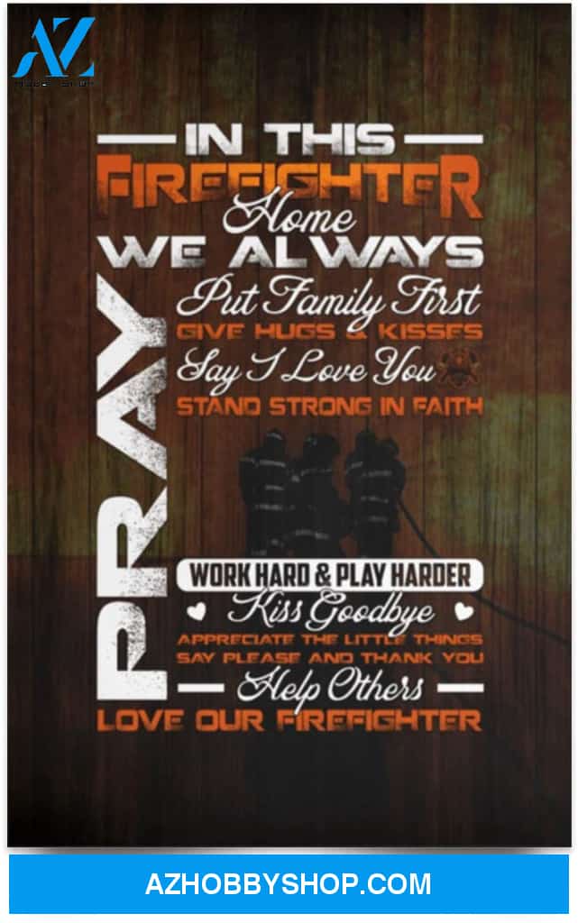 Poster Motivational In This Firefighter Home