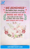 Poster Motivational We Remember The Babies – Miscarriage And Baby Loss Gifts Family Unisex Awesome On Birthday Decor Home Durable