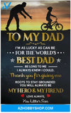 Poster To My Dad I'M As Lucky As Can Be For The Word Best Dad On Father'S Day Family Awesome Birthday Decor Bedroom Living Room Print