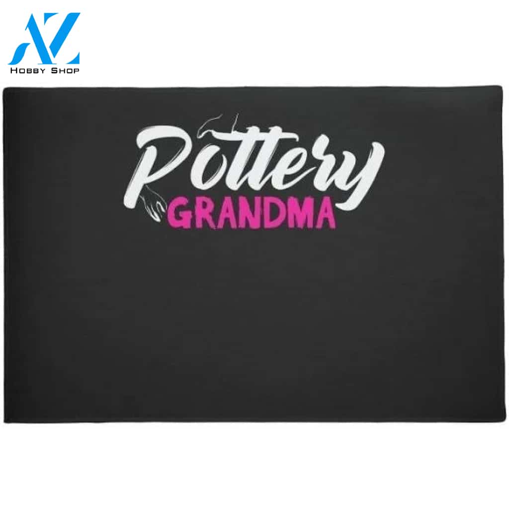 Pottery Grandma Ceramist Granny Doormat Welcome Mat House Warming Gift Home Decor Funny Doormat Gift Idea