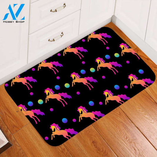 Prancing Horse Door Mat