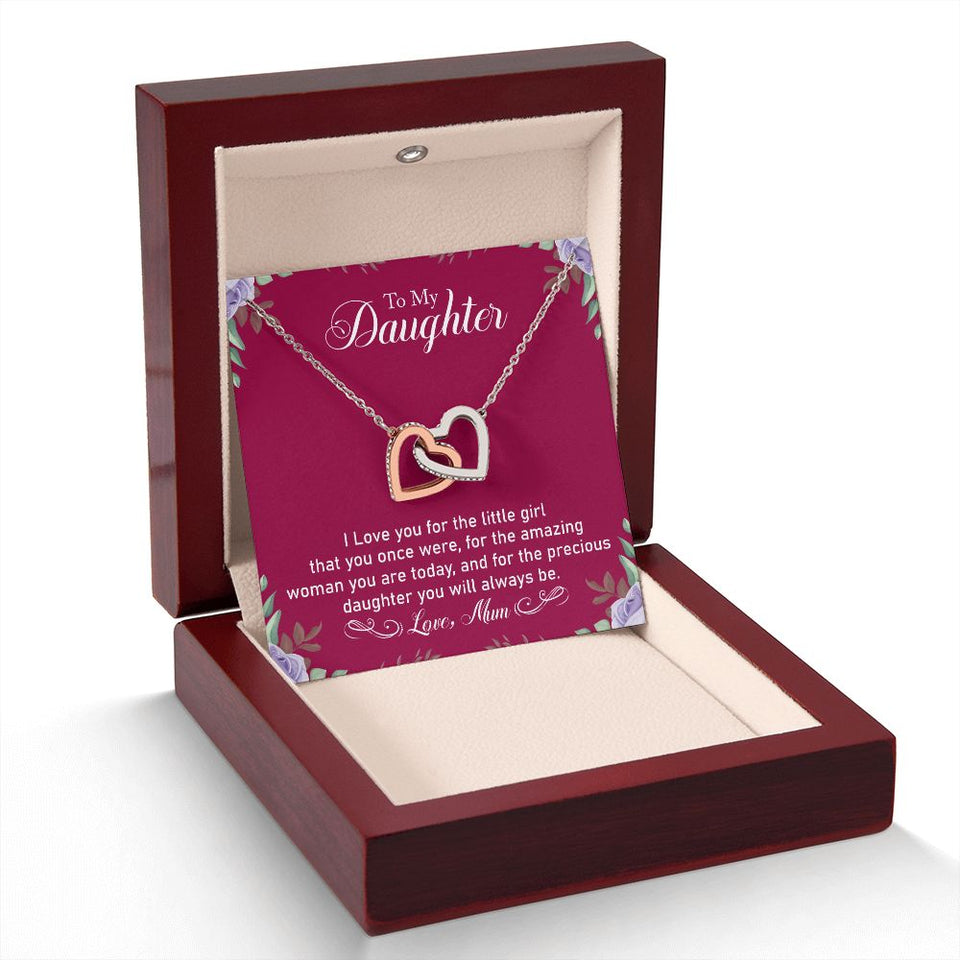 Precious Daughter - Interlocking Hearts Necklace