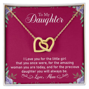 Precious Daughter - Interlocking Hearts Necklace