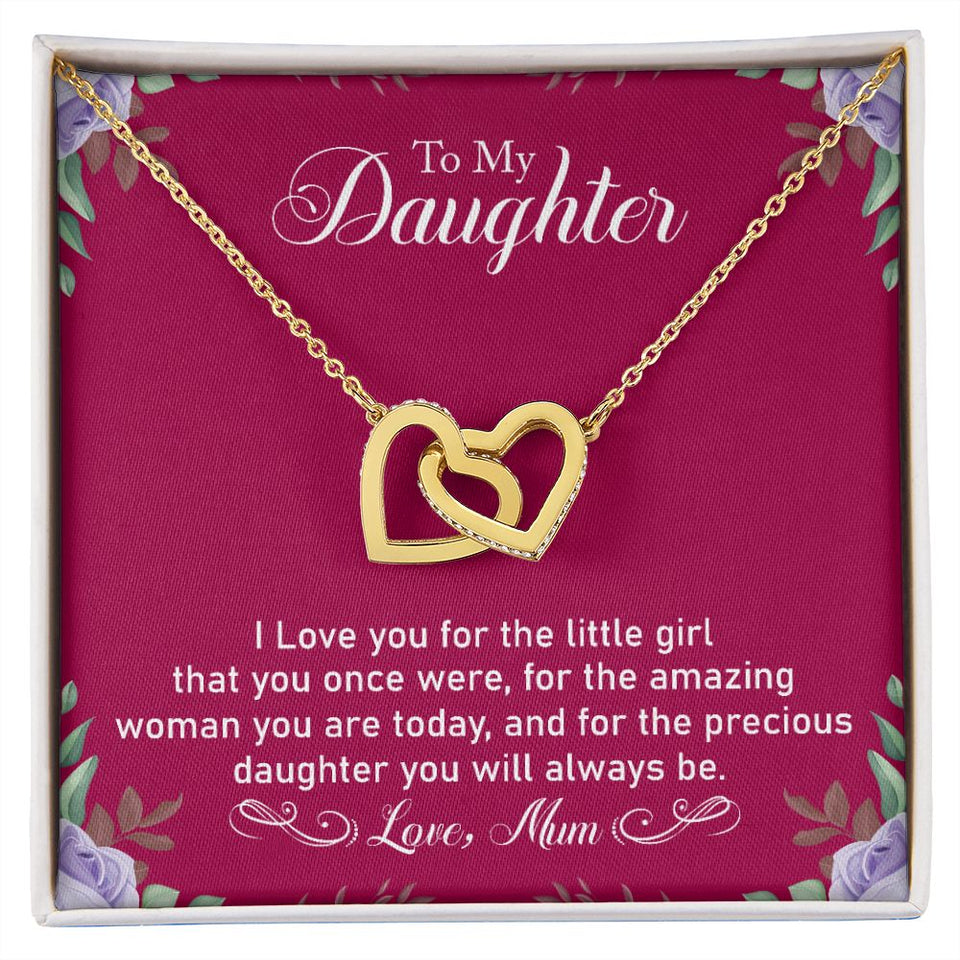 Precious Daughter - Interlocking Hearts Necklace