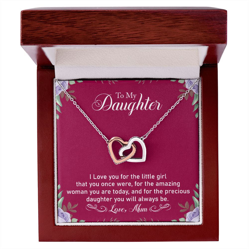 Precious Daughter - Interlocking Hearts Necklace