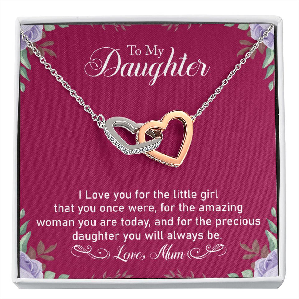 Precious Daughter - Interlocking Hearts Necklace