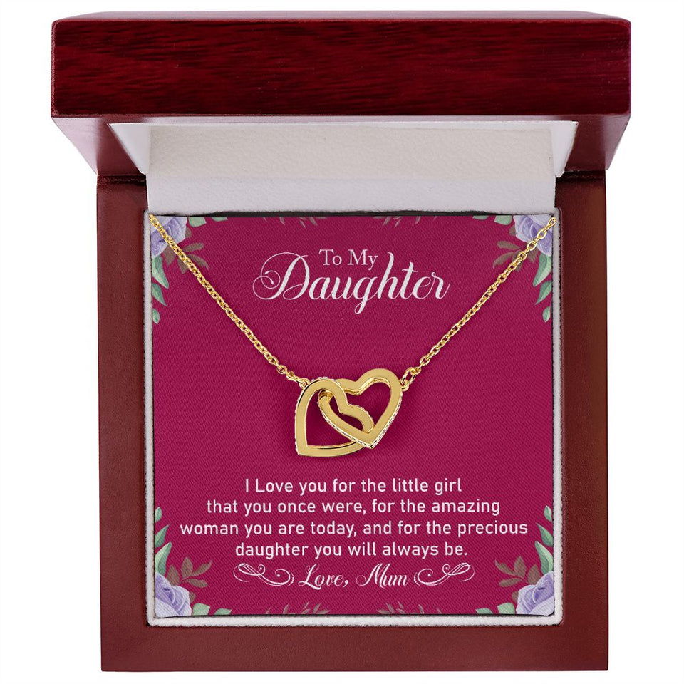 Precious Daughter - Interlocking Hearts Necklace