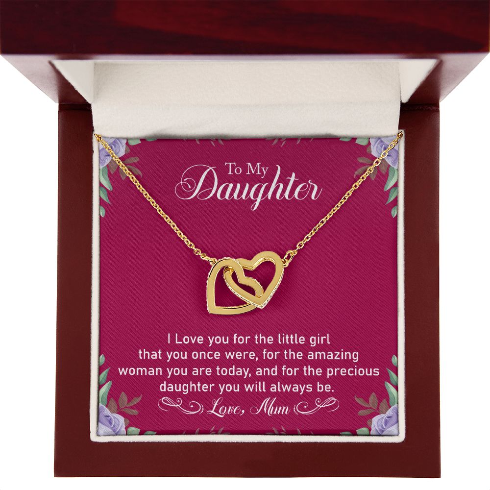 Precious Daughter - Interlocking Hearts Necklace