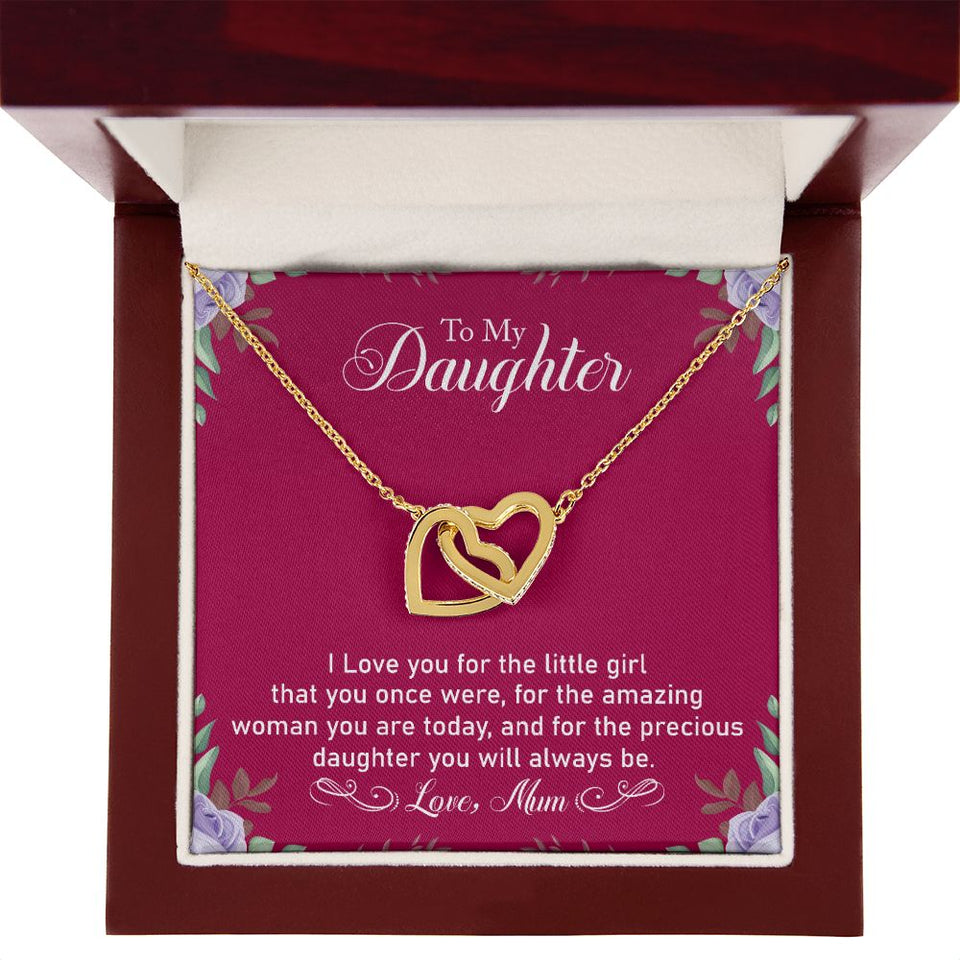 Precious Daughter - Interlocking Hearts Necklace