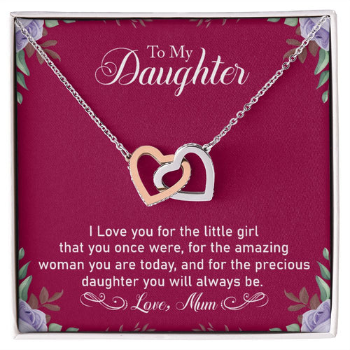 Precious Daughter - Interlocking Hearts Necklace