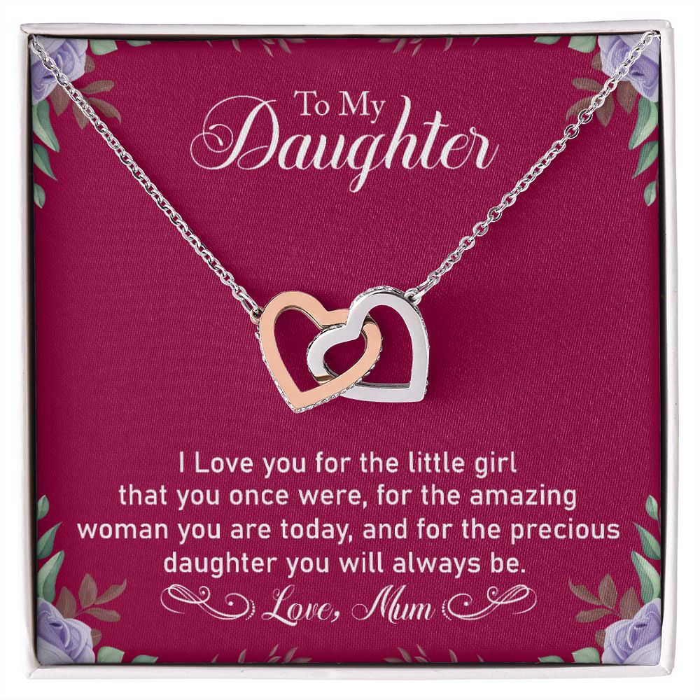 Precious Daughter - Interlocking Hearts Necklace