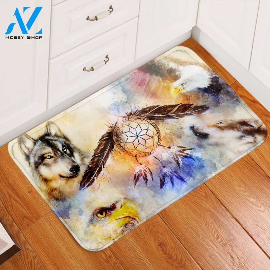 Predator Dream Catcher Door Mat