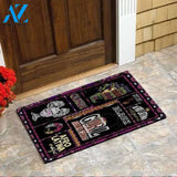 Oheneba Melanin Black Girl Magic Afro Queen Pride February Is For Women African American Black Girl Magic Doormat