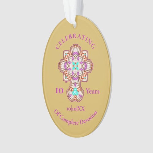 Priests 10Th Ordination Anniversary Commemoration Ornament