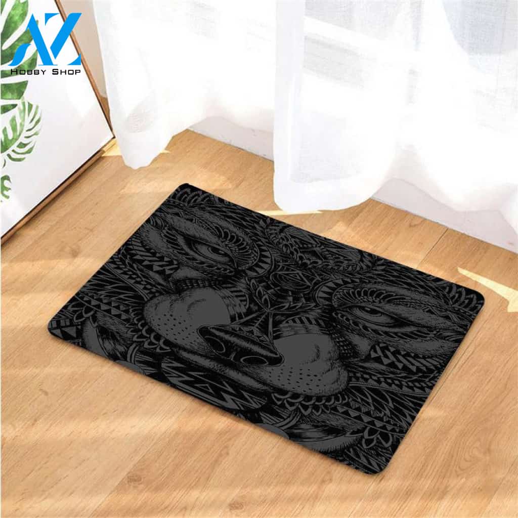 primitive skateboard animal pattern doormats