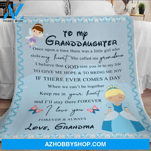 Princess Granddaughter Blanket, Fairy Tale Blanket From Grandma, Magical Blanket, Grandma Grandkids Blanket, Fleece Blanket, Sherpa Blanket