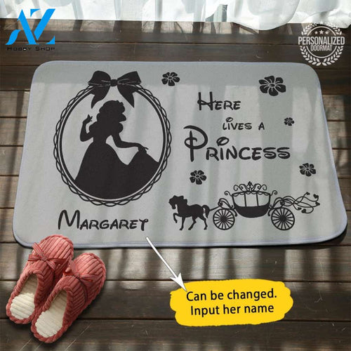 Princess Personalized Name Doormat