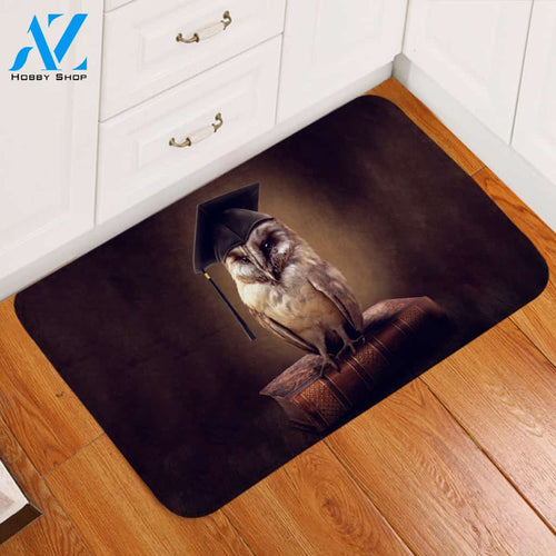 Prof. Owl Door Mat