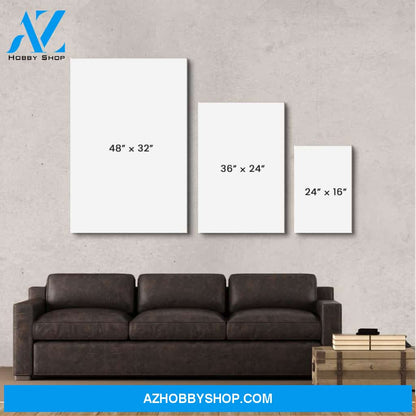 Proud Dad And Grandpa - Personalized Custom Name Canvas