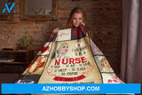 Proud To Be A Nurse Fleece Blanket Gift For Family, Birthday, Careers, Jobs, Nurses Gift Home Decor Bedding Couch Sofa Soft and Comfy